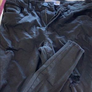 Juniors girls size 5 black jeans Ashley Mason